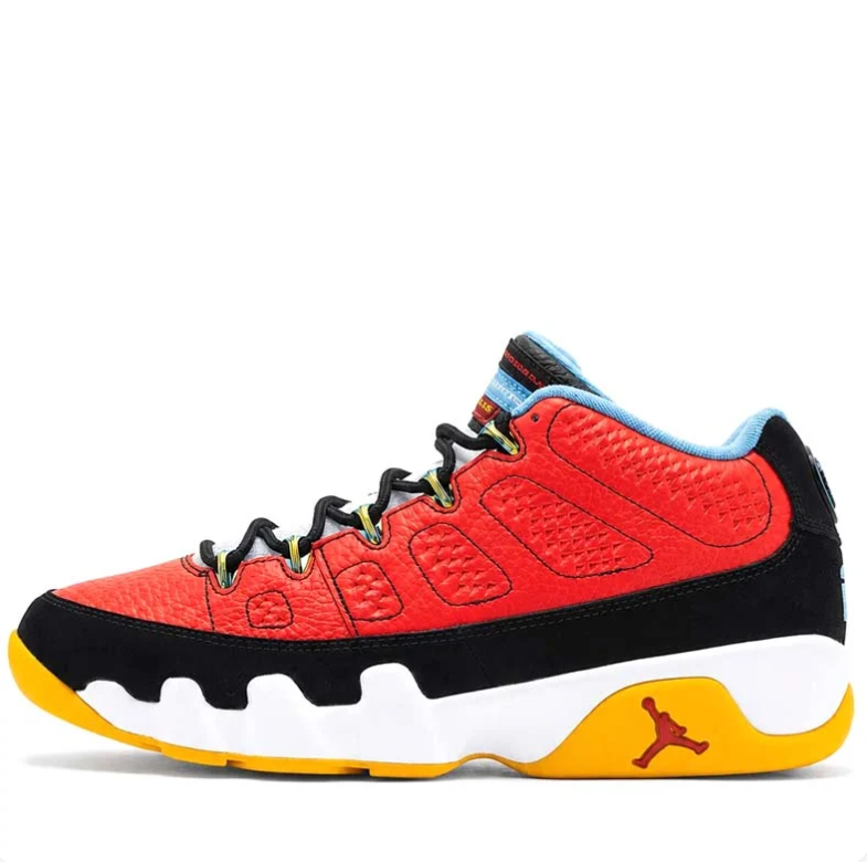 Air Jordan 9 Low Mismatched Sneakers - Multicolor