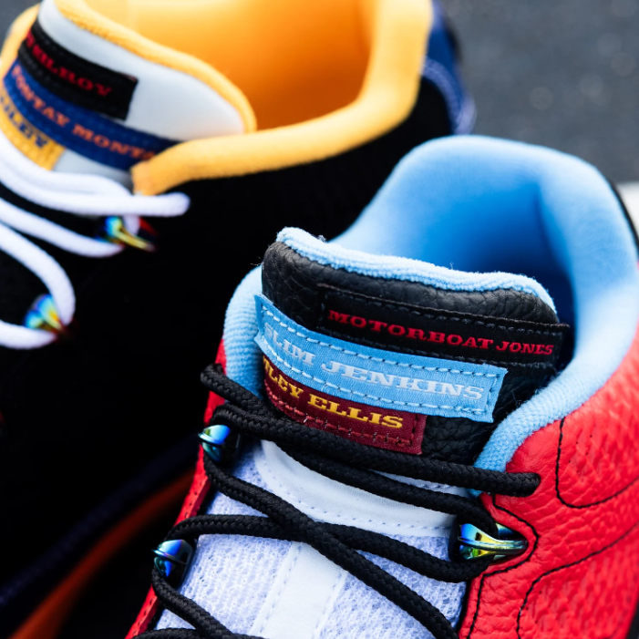 Air Jordan 9 Low Mismatched Sneakers - Multicolor