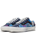 Vans Embellished Low-Top Sneakers - Blue Denim Look & Navy