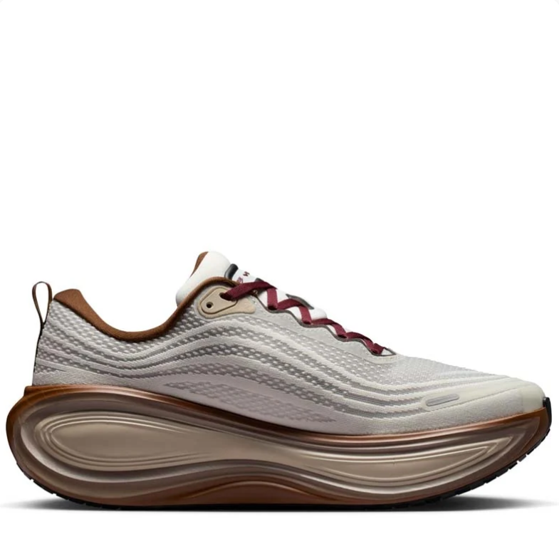 Nike Vomero Plus Running Shoes - Cream, Brown & Burgundy
