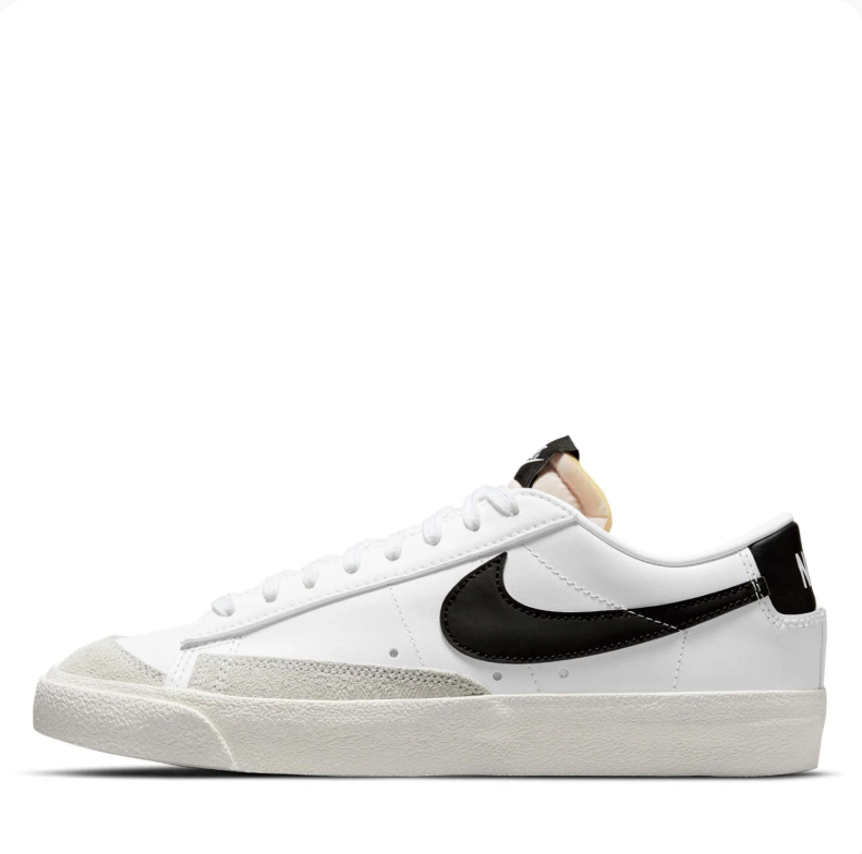 Nike Blazer Low Sneakers - White & Black