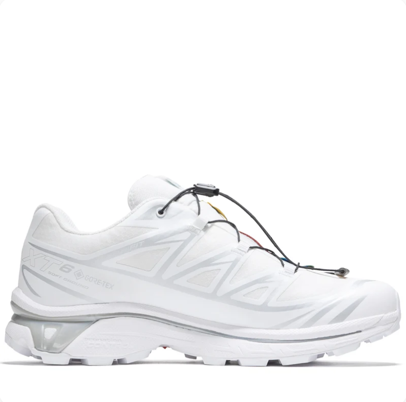 Salomon Low-Top Sneakers - White & Silver