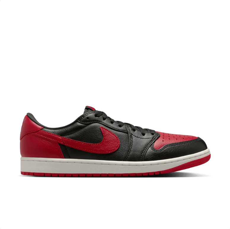 Air Jordan 1 Low Sneakers - Black & Red