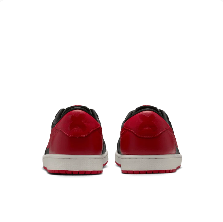 Air Jordan 1 Low Sneakers - Black & Red