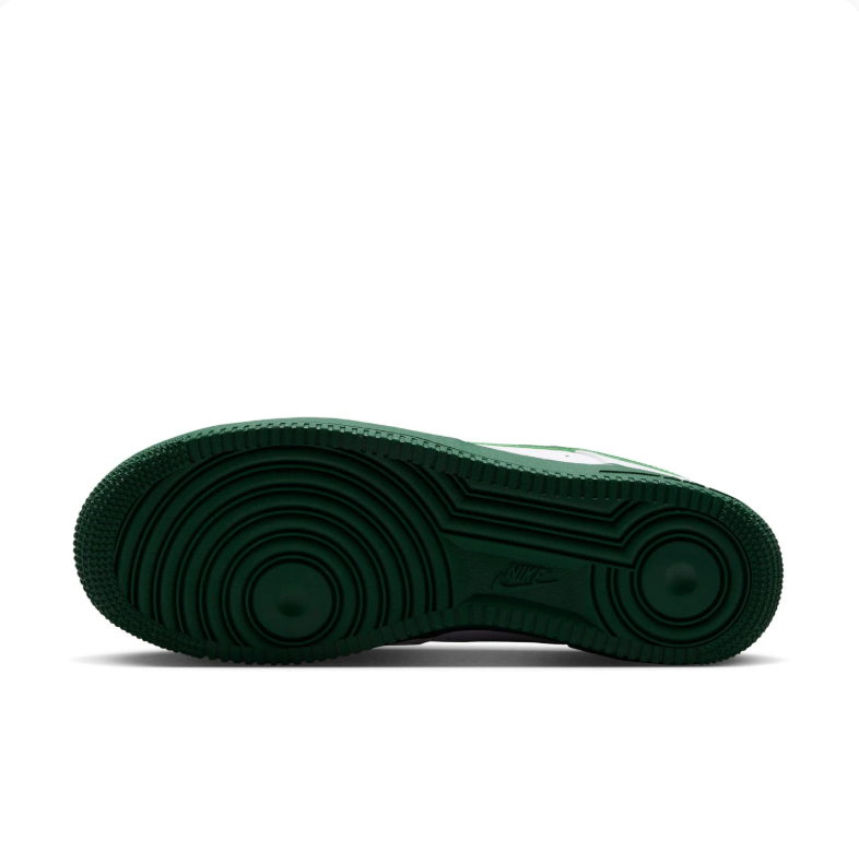 Nike Air Force 1 Low Sneakers - White & Dark Green