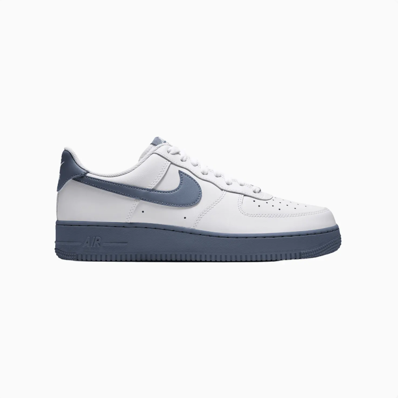 Nike Air Force 1 Low Sneakers - White & Slate Blue