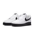 Nike Air Force 1 Low Sneakers - White & Black with Black Sole