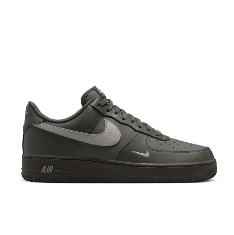 Nike Air Force 1 Low Sneakers - Dark Grey with Light Grey Swoosh