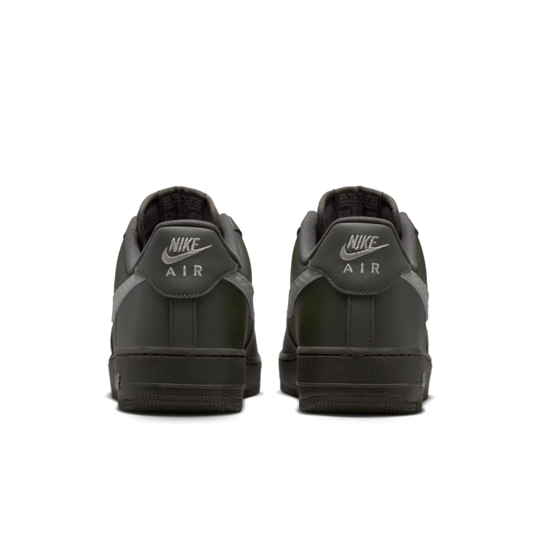 Nike Air Force 1 Low Sneakers - Dark Grey with Light Grey Swoosh