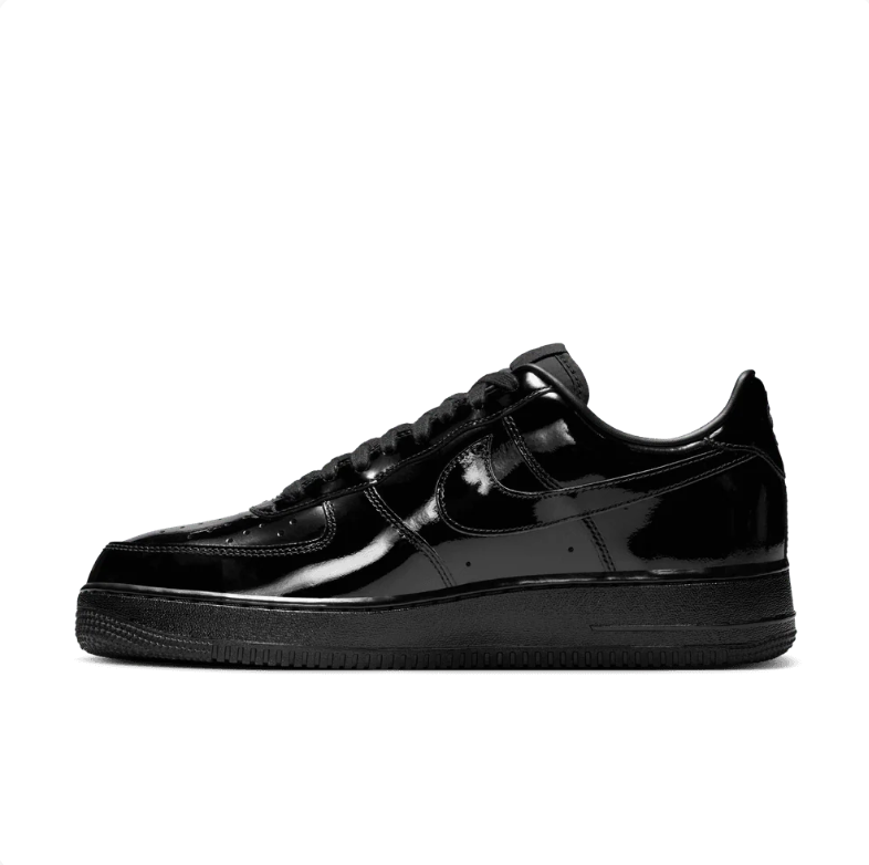 Nike Air Force 1 Low Sneakers - Glossy All Black