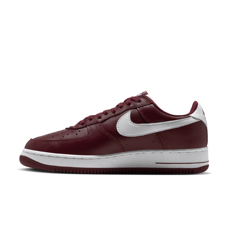Nike Air Force 1 Low Sneakers - Burgundy & White