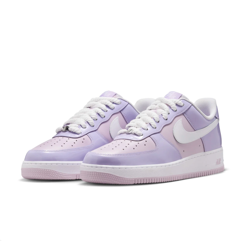 Nike Air Force 1 Low Sneakers - Lavender, Pink & White