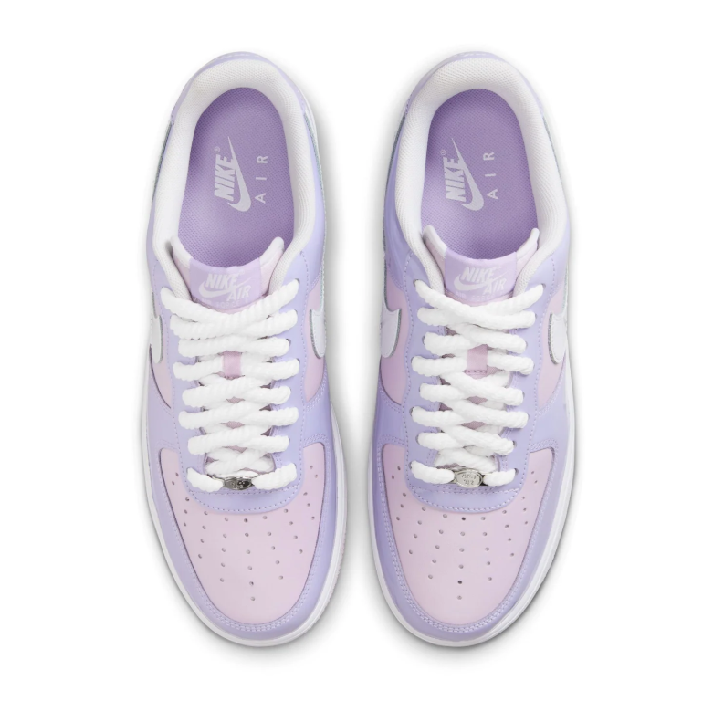 Nike Air Force 1 Low Sneakers - Lavender, Pink & White