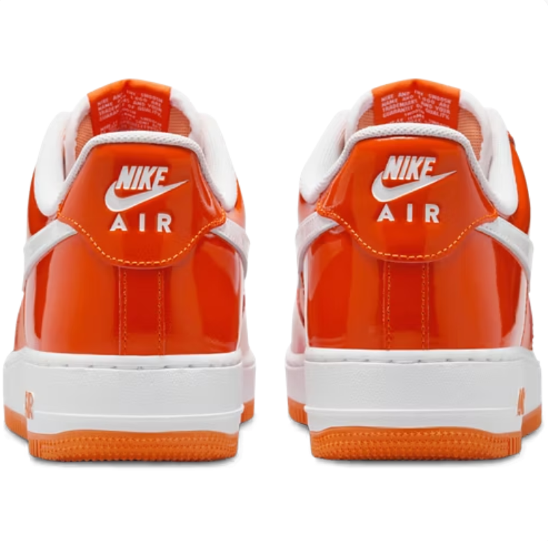 Nike Air Force 1 Low Sneakers - Orange & White