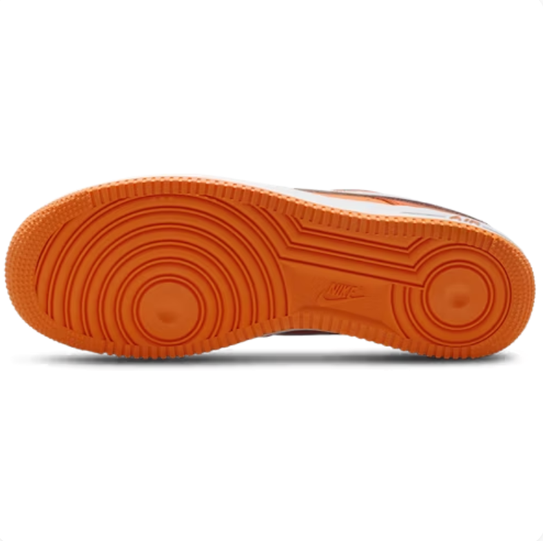 Nike Air Force 1 Low Sneakers - Orange & White