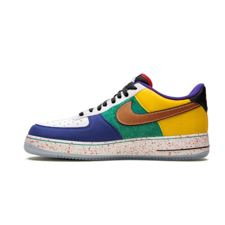Nike Air Force 1 Low Sneakers - Multicolor Colorblock with Los Angeles Script