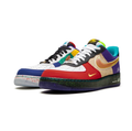 Nike Air Force 1 Low Sneakers - Mismatched Multicolor with Los Angeles Details